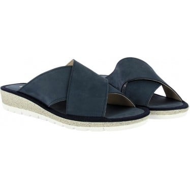 Sandalias para mujer Doctor Cutillas 35337 Cross MARINO