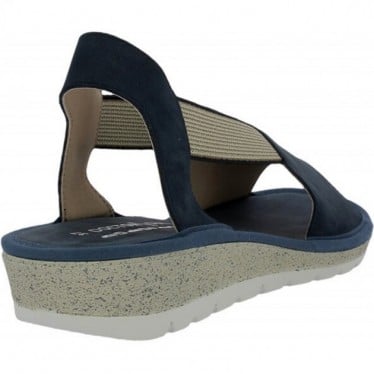 Sandalias para mujer Doctor Cutillas 35413 Elásticos MARINO
