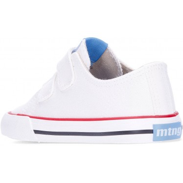 Zapatillas respetuosas niño MTNG Free Baby 49049 CANVER_WHITE