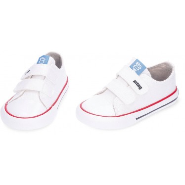 Zapatillas respetuosas niño MTNG Free Baby 49049 CANVER_WHITE