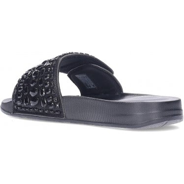 Sandalias de mujer FITFLOP Multi Crystal Pool JB1 ALL_BLACK