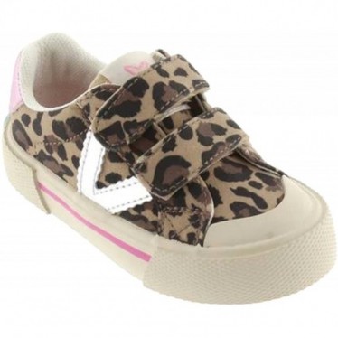Deportiva para niña Victoria 1065196 Tribu Basket LEOPARDO