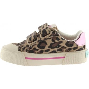 Deportiva para niña Victoria 1065196 Tribu Basket LEOPARDO