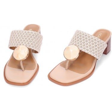 Sandalia con tacón NOA HARMON Petra 9967-10 BEIGE