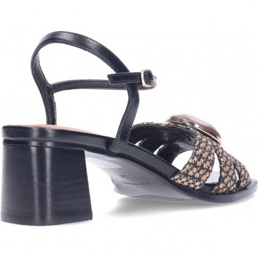 Sandalia con tacón NOA HARMON Carmen 9968-67 BLACK_CUERO