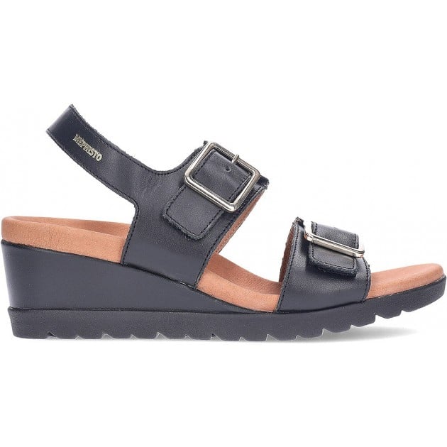 Sandalias de piel MEPHISTO YSABEL BLACK Sandalias de piel MEPHISTO YSABEL BLACK