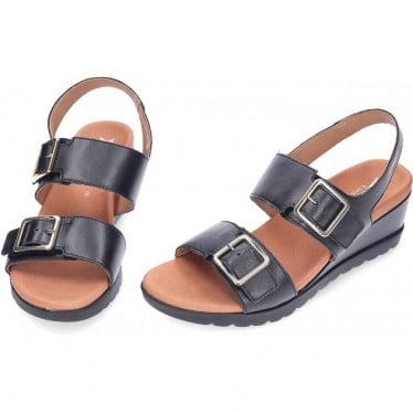 Sandalias de piel MEPHISTO YSABEL BLACK