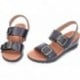 Sandalias de piel MEPHISTO YSABEL BLACK