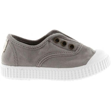 Zapatillas para niños Victoria 106627 Lona Elástica GRIS