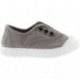 Zapatillas para niños Victoria 106627 Lona Elástica GRIS