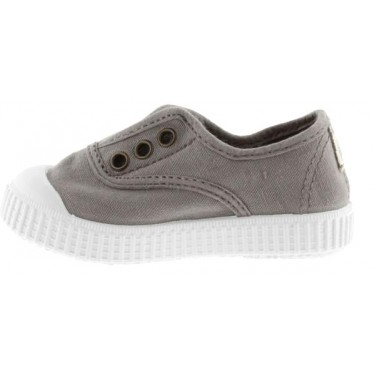 Zapatillas para niños Victoria 106627 Lona Elástica GRIS