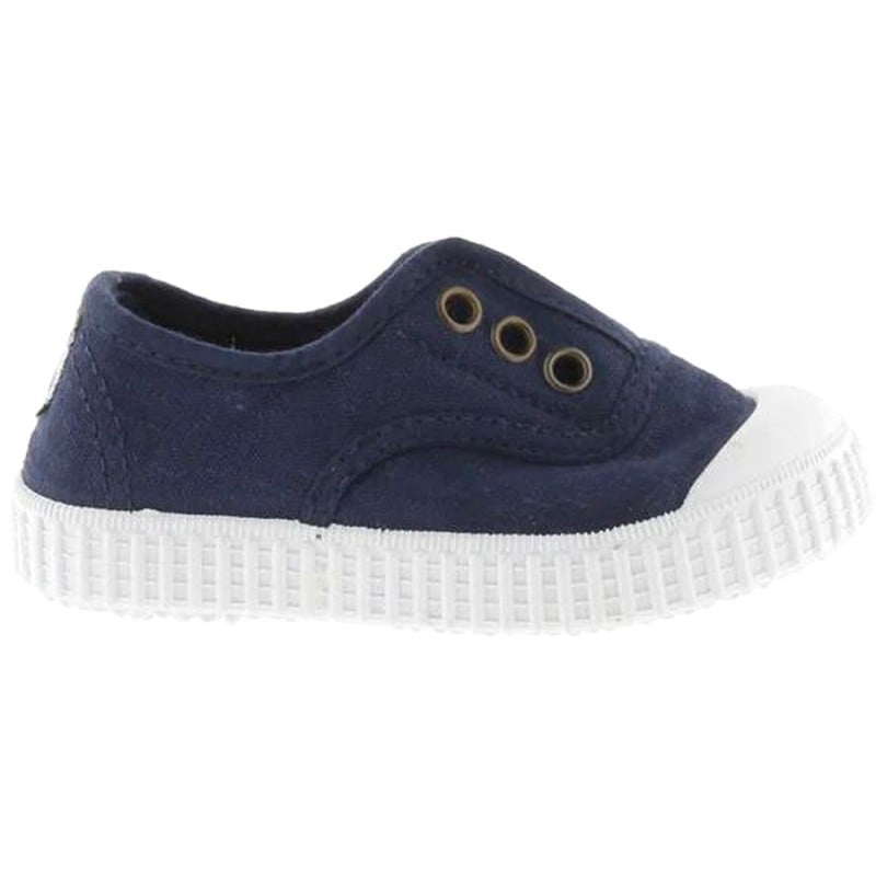 Zapatillas para niños Victoria 106627 Lona Elástica MARINO