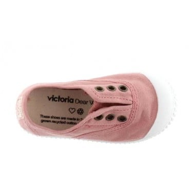 Zapatillas para niños Victoria 106627 Lona Elástica NUDE