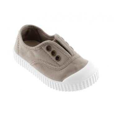 Zapatillas para niños Victoria 106627 Lona Elástica BEIGE