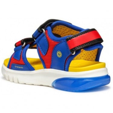 Sandalias con luz GEOX Mario J55MXD ROYAL_RED
