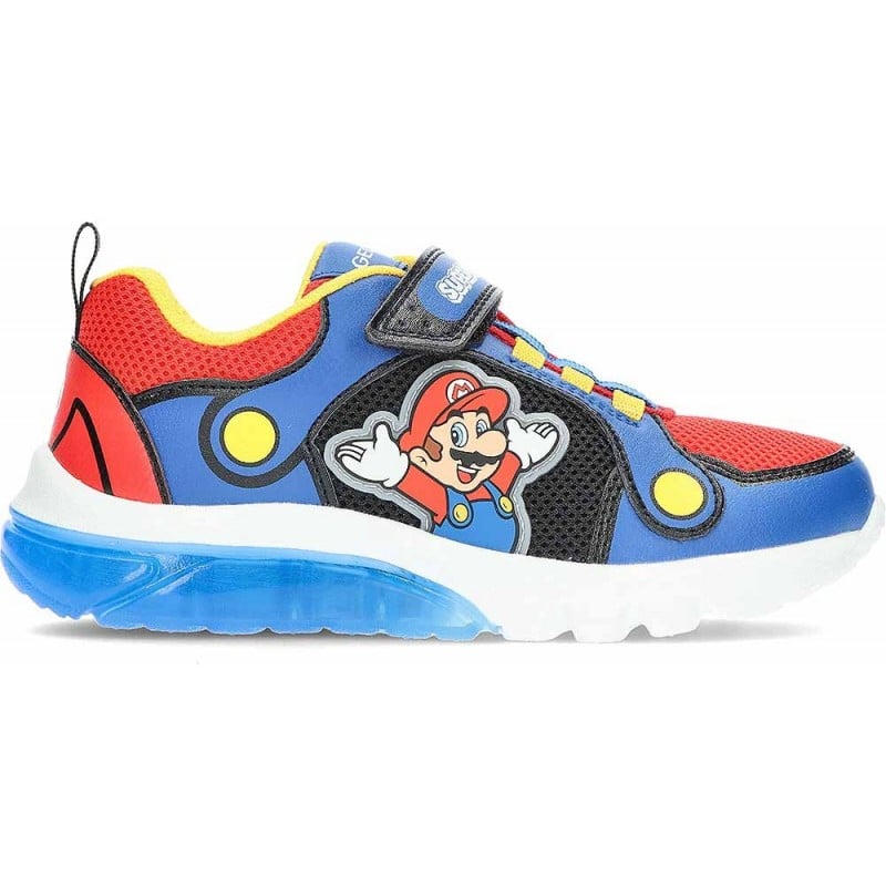 Deportivas con luz para niño GEOX Super Mario J55LBF ROYAL_RED