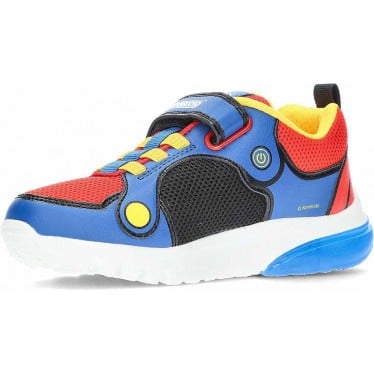 Deportivas con luz para niño GEOX Super Mario J55LBF ROYAL_RED