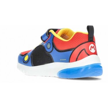 Deportivas con luz para niño GEOX Super Mario J55LBF ROYAL_RED