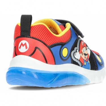 Deportivas con luz para niño GEOX Super Mario J55LBF ROYAL_RED