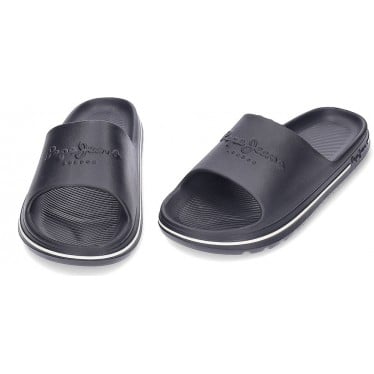 Chanclas para hombre PEPE JEANS Beach Slide PMS70159 BLACK