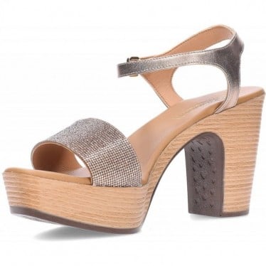 Sandalias con tacón PEDRO MIRALLES Estella 15425 ORO_ROSA