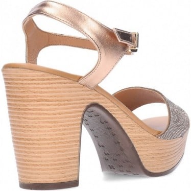 Sandalias con tacón PEDRO MIRALLES Estella 15425 ORO_ROSA