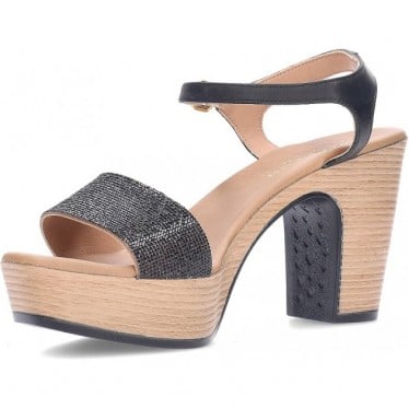 Sandalias con tacón PEDRO MIRALLES Estella 15425 NEGRO