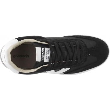 Deportivas Victoria 1126193 Berlín Serraje y Nylon NEGRO
