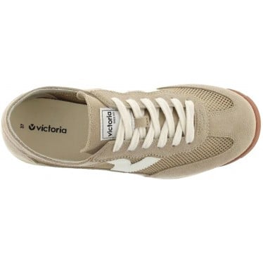 Deportivas para mujer Victoria 1158105 Saturno Serraje BEIGE