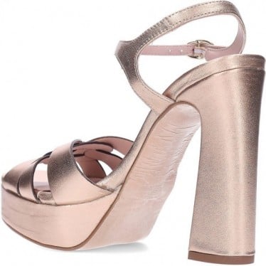 Sandalias con tacón alto PEDRO MIRALLES 17307 ORO_ROSA