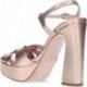 Sandalias con tacón alto PEDRO MIRALLES 17307 ORO_ROSA