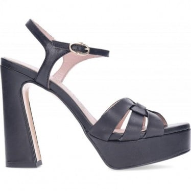 Sandalias con tacón alto PEDRO MIRALLES 17307 NEGRO