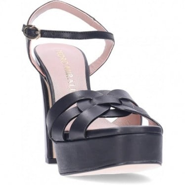 Sandalias con tacón alto PEDRO MIRALLES 17307 NEGRO