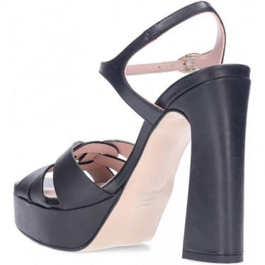 Sandalias con tacón alto PEDRO MIRALLES 17307 NEGRO