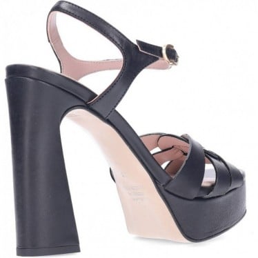 Sandalias con tacón alto PEDRO MIRALLES 17307 NEGRO