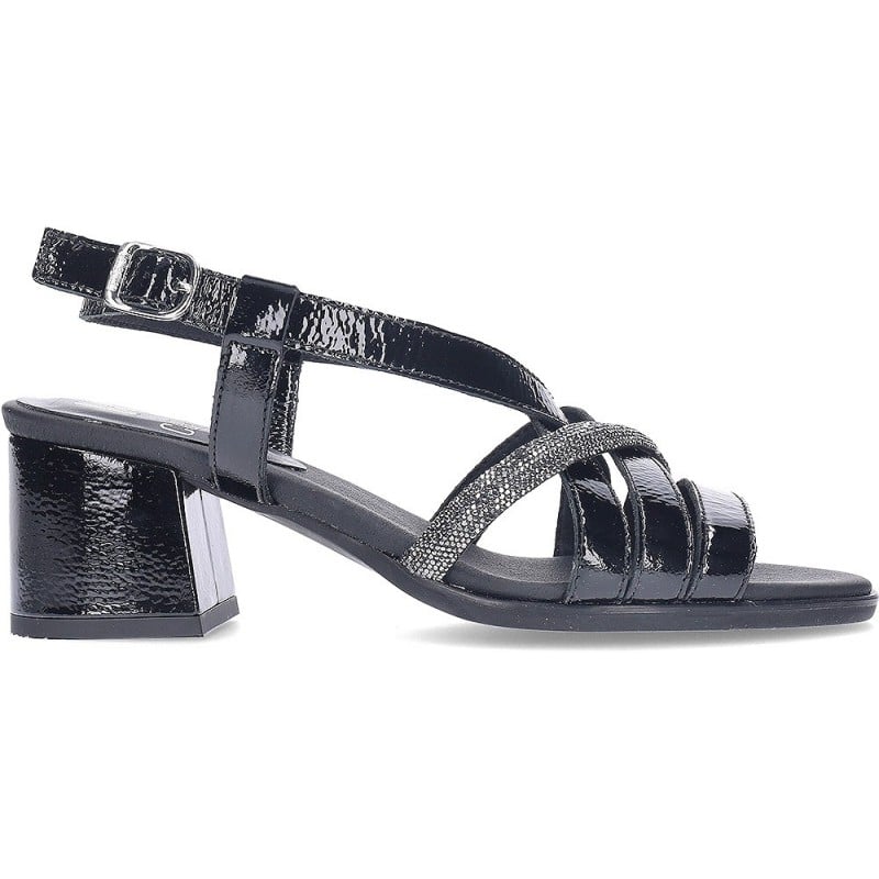 Sandalia con tacón CALLAGHAN Kimy 34203 NEGRO