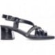 Sandalia con tacón CALLAGHAN Kimy 34203 NEGRO