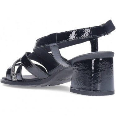 Sandalia con tacón CALLAGHAN Kimy 34203 NEGRO