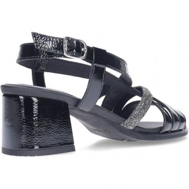 Sandalia con tacón CALLAGHAN Kimy 34203 NEGRO