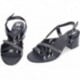 Sandalia con tacón CALLAGHAN Kimy 34203 NEGRO
