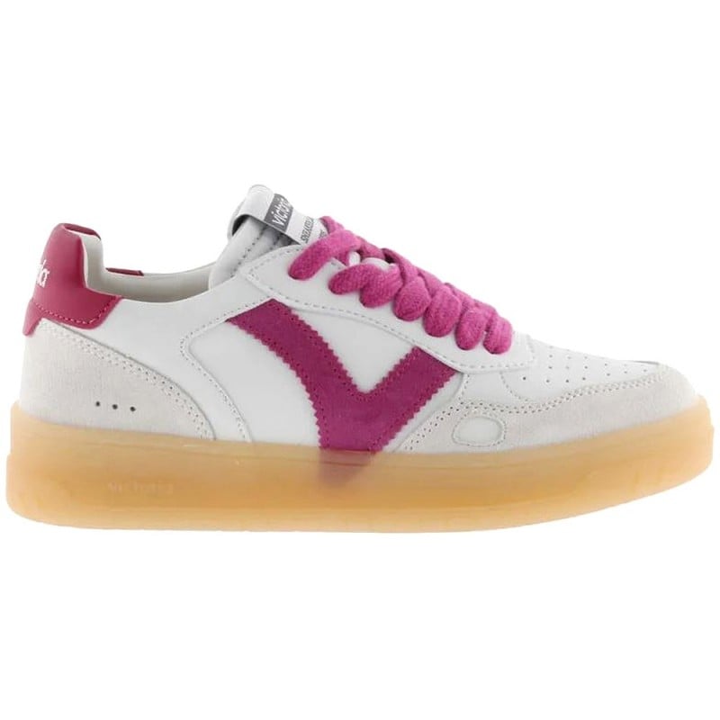 Deportivas para mujer Victoria 1257129 Seul efecto piel FUCSIA