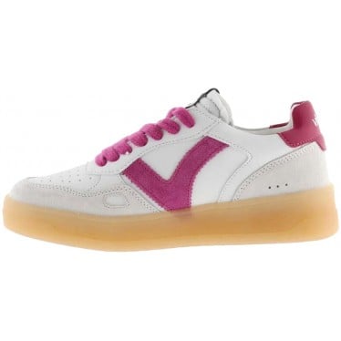 Deportivas para mujer Victoria 1257129 Seul efecto piel FUCSIA