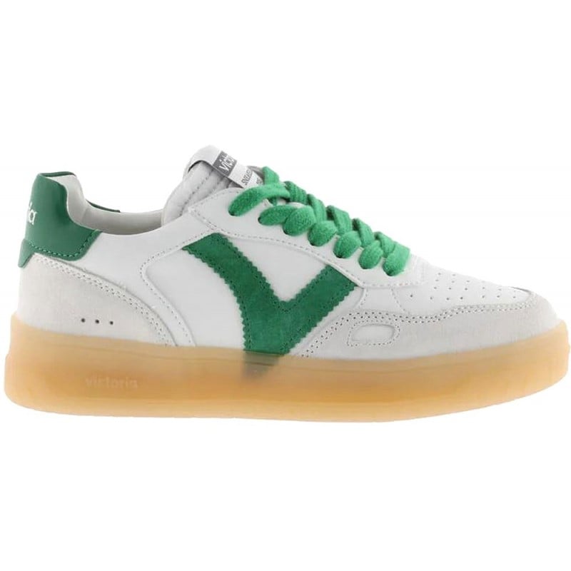 Deportivas para mujer Victoria 1257129 Seul efecto piel VERDE