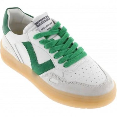 Deportivas para mujer Victoria 1257129 Seul efecto piel VERDE
