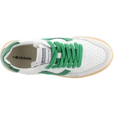 Deportivas para mujer Victoria 1257129 Seul efecto piel VERDE