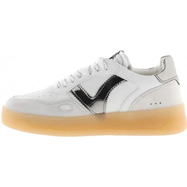 Deportiva para mujer Victoria 1257130 Seul efecto piel ACERO