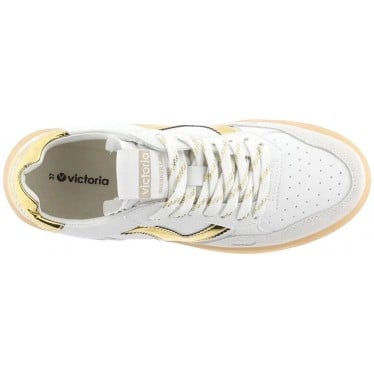 Deportiva para mujer Victoria 1257130 Seul efecto piel ORO