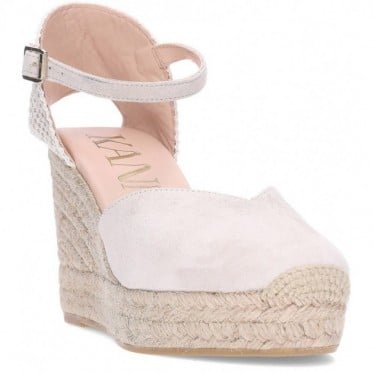Sandalias de mujer KANNA 25KV22055 MARFIL