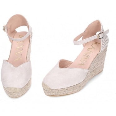Sandalias de mujer KANNA 25KV22055 MARFIL