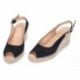 Sandalias de piel KANNA 25KV0705 NEGRO